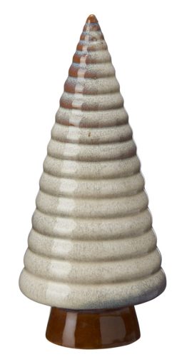  BROWN CERAMIC CHRISTMAS TREE 23x10 CHRISTMAS DECORATION