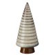  BROWN CERAMIC CHRISTMAS TREE 23x10 CHRISTMAS DECORATION