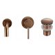 CHDE concealed washbasin faucet, copper