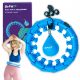  DrFit 120 cm blue hula hoop with studs