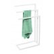 Standing towel holder made of white metal