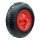 COMPLETE NYLON TRACTION WHEEL WITH AXLE 4.00 - 8