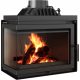 Kratki Simple 8 kW black air fireplace