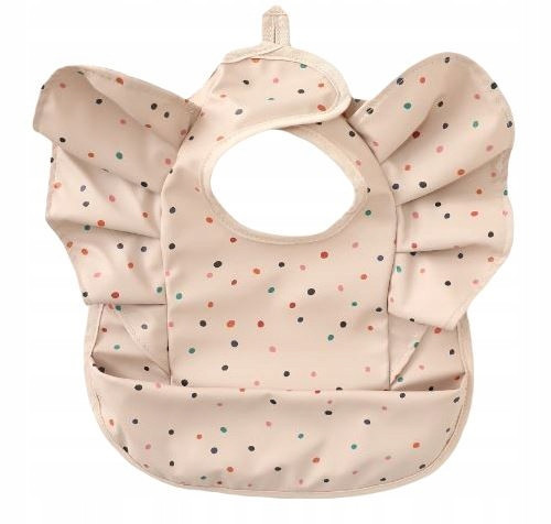  Renome fabric bibs in brown and beige tones