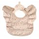  Renome fabric bibs in brown and beige tones