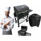  ANGULAR CHARCOAL GRILL CAST IRON GRID + COVER