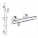 Grohe Precision Chrome Shower Faucet + Cubic Range Exposed Shower Set