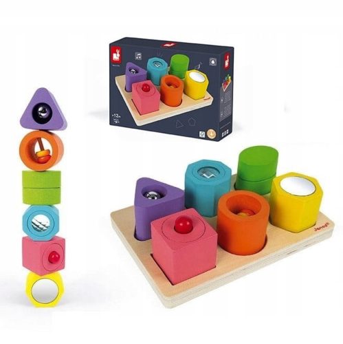  Janod Sensory Puzzle Shapes and Sounds J05332