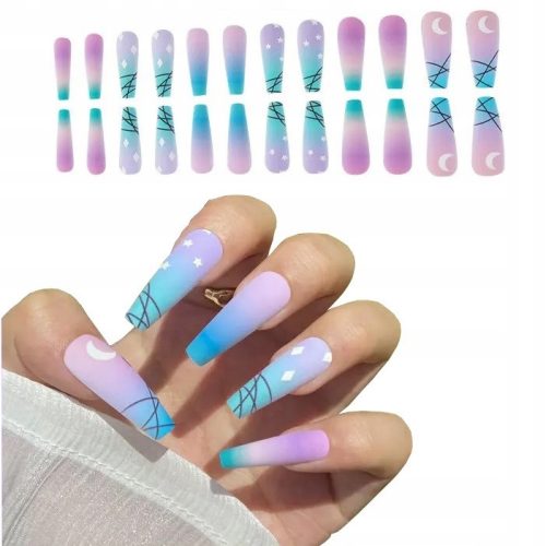  Artificial Nails Ballerina Tips P004-1