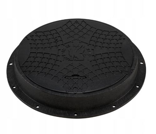 Lockable manhole cover for septic tank 60/80 cm