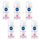  NIVEA Rose Touch Antitranspirant Roll-on 50ml x 6 Stk