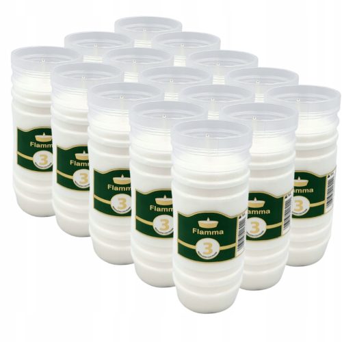 CANDLE INSERTS 100% PARAFFIN 15 PIECES 3 DAYS + FREE