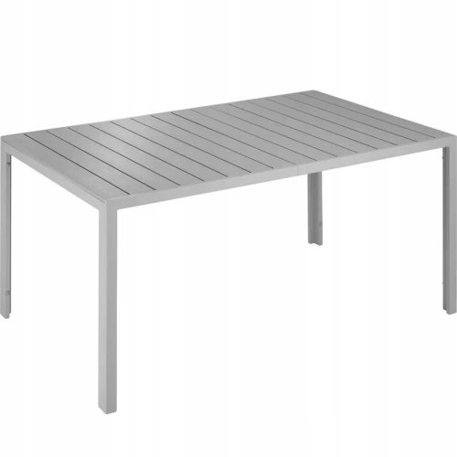 Table de jardin et terrasse - Table TecTake, plastique, rectangulaire, 150 x 90 x 74,5 cm