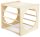 MONTESSORI TUNNEL CLIMBING CUBE MADE OF WOOD 2in1