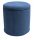  Plaza Stool with Storage, Round, Navy Blue