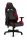  Sense7 Vanguard Gaming Chair, Black and Red Eco-Leather