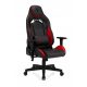  Sense7 Vanguard Gaming Chair, Black and Red Eco-Leather