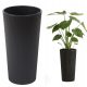  Flowerpot Lamela 57 cm x 30 x 57 cm diameter 30 cm plastic black