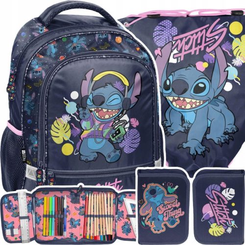  Lilo and Stitch Paso School Backpack with Multiple Compartments Purple Shades, Blue Shades, Multicolored 19 l + 2 more products