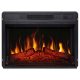 Built-in fireplace with heating function, electric ArtiFlame black 1800 W 58.4 x 43.5 x 12.8 cm