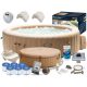 Whirlpool, garden whirlpool Intex Pure-Spa 28428 inflatable whirlpool cream 1098 l round + 10 more products