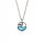  Mermaid tail necklace silver plated-AGoldcon