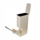 Waste bin for bathroom Zenetar waste bin 3 l white