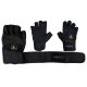  Gloves Leather training gloves for men's gym exercises Polednik