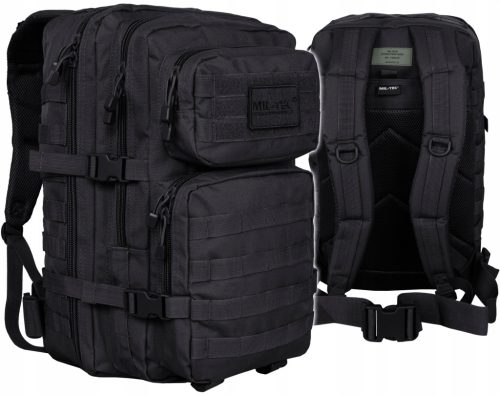 Mil-Tec Assault Pack Large 36L Tactical Backpack - Black