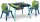  DINOSAUR TABLE CHILDREN'S TABLE 2 CHAIRS FURNITURE