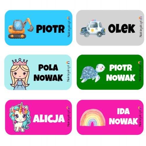  Name stickers for a child stickers, name stickers, 30 pieces