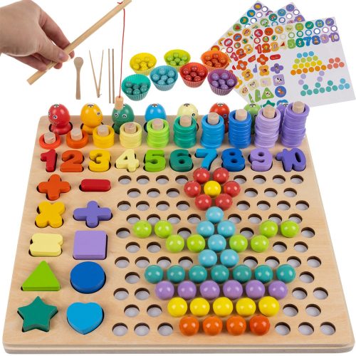  Kruzzel DU17252 wooden puzzle with beads