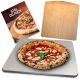 BALU pizza tray 35 x 40 cm + BALU pizza shovel made of wood brown 38x35 cm