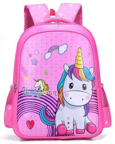  School Backpack with Multiple Compartments (Unicorn) Jelly Pens Multicolored