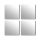 Tendance wall mirror square 200 x 200 mm