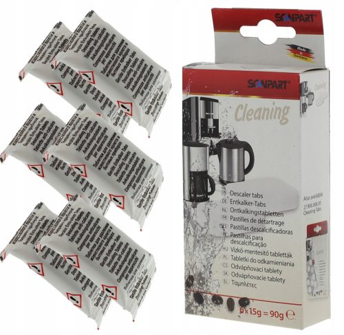  Descaling tablets for SCANPART coffee machines Cleaning descaling tablets 0.9 l