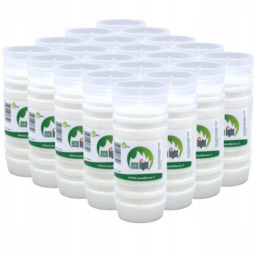 Paraffin candle inserts 60h ECO candles (20 pieces)