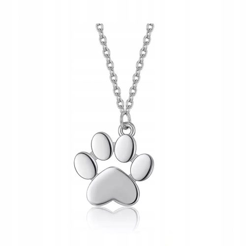  Fraise necklace Paw cat dog silver S925