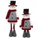  ADJUSTABLE TELESCOPIC SNOWMAN DECORATION 80-65 cm