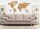 Decorative wall stickers Decorative wooden map 200 cm GOLDEN OAK BASIC