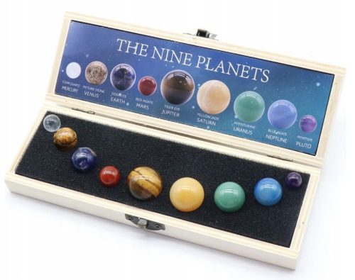 Decorative figures and sculptures for the home SOLAR SYSTEM OF THE GEMSTONES OF THE PLANET