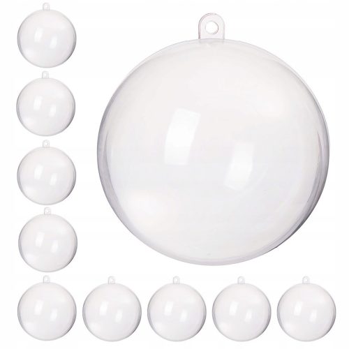  Transparent ball 12 cm 10 pcs.