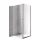 Hydrosan shower cubicle KZ103 shower cubicle chrome sliding door 90 x 80 cm