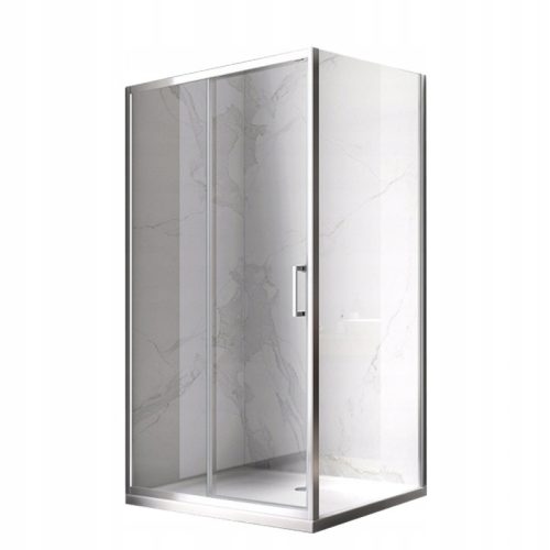 Hydrosan shower cubicle KZ103 shower cubicle chrome sliding door 90 x 80 cm