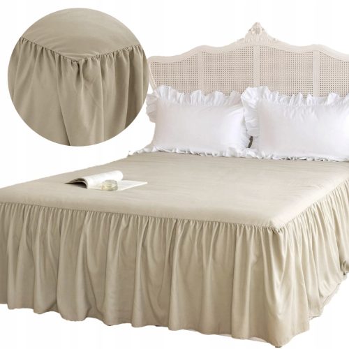 Terry cloth sheet with elastic band Traditional sheet by Papua Interiors, cotton satin, 200 x 220 cm