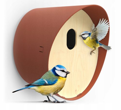  MODERN OVAL BIRDHOUSE BY CAPI EUROPE