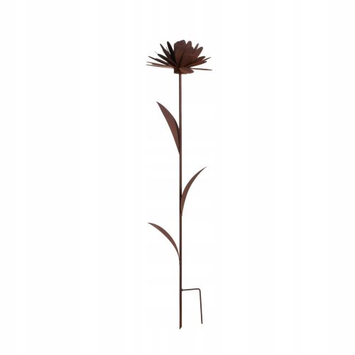  CROATSON FLOWER STANDING CORTEN METAL DECORATION