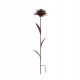  CROATSON FLOWER STANDING CORTEN METAL DECORATION