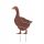  GARDEN DECORATION RUSTIC METAL GOOSE