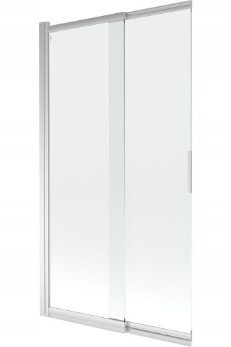 Two-part bathtub partition from Mexen, 100 x 150 cm, transparent